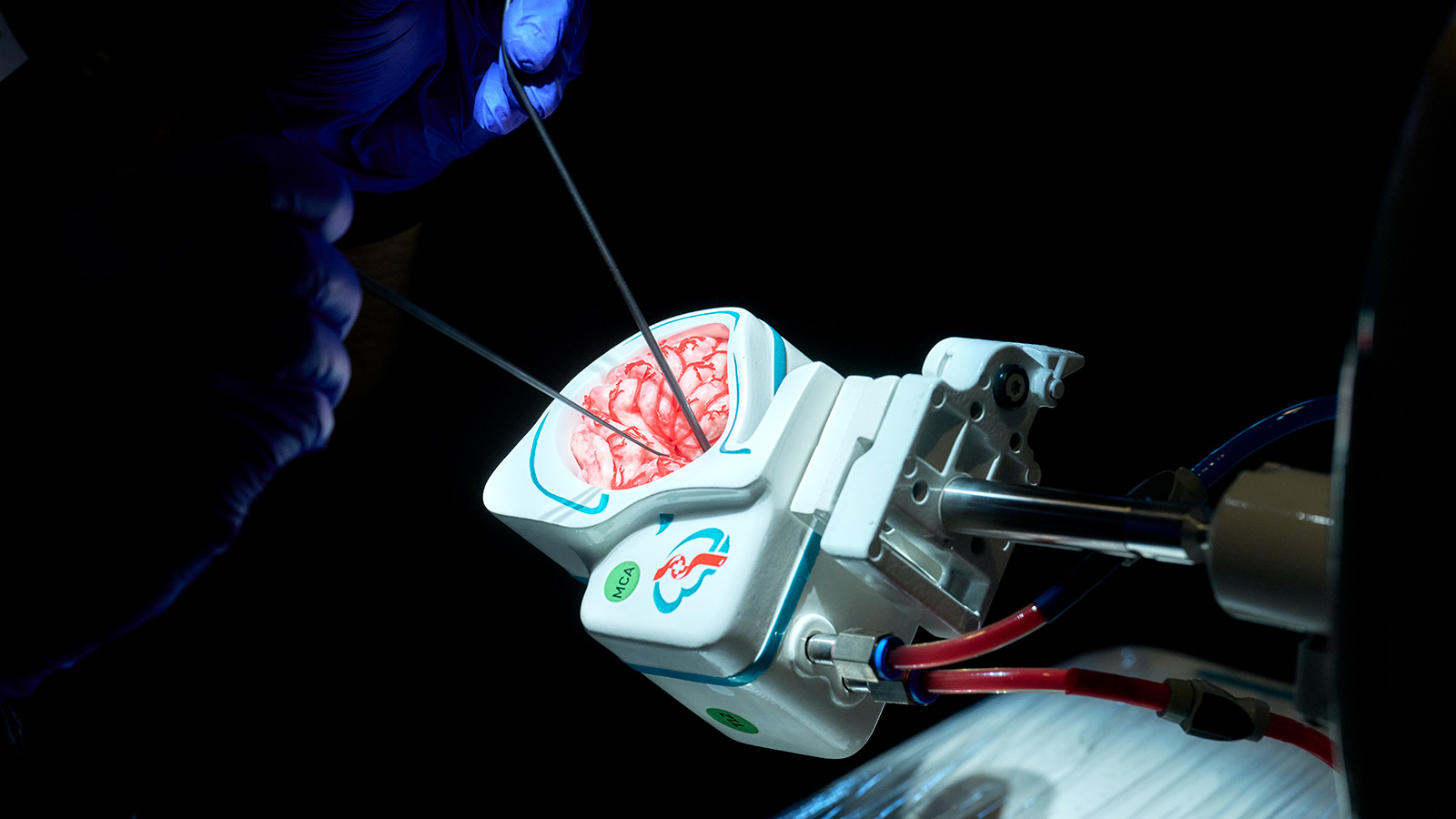 Foto des Aneurysma-Simulators
